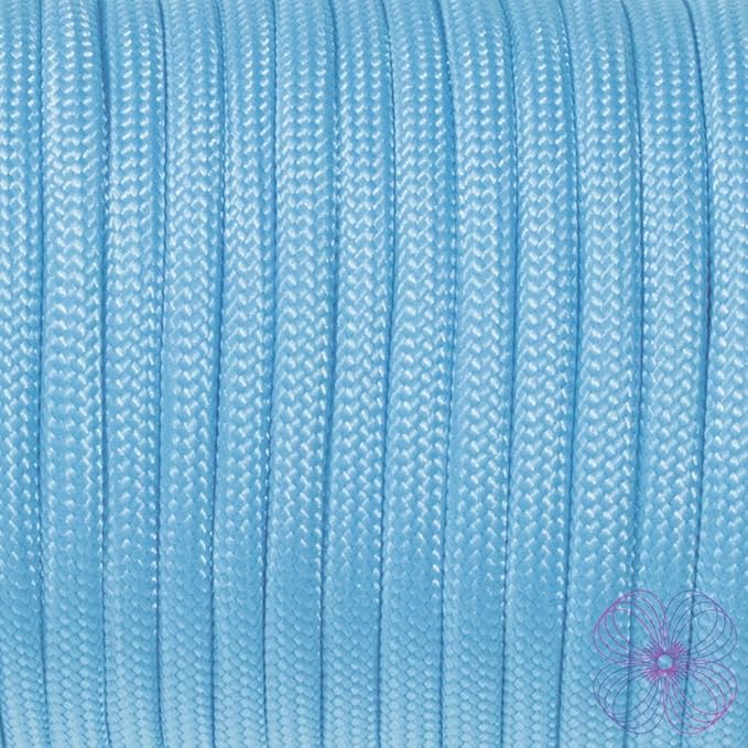 Craft County Glow in The Dark Zesty 21 Strand Luminous 550 Paracord – for DIY Bracelets, Lanyards, and Jewelry (Blue, 100 Feet)