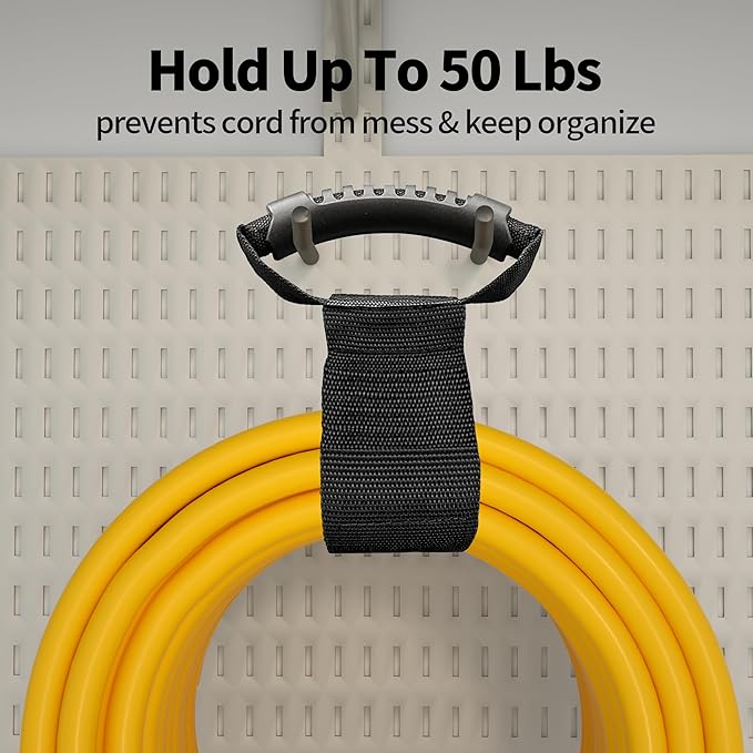 POWGRN 50 Ft 10AWG Outdoor Extension Cord Waterproof Heavy Duty 10 Gauge 3 Prong, Flexible Cold-Resistant Long Power Cord Outside with Lighted Indicator End, 15Amp 1875W SJTW Yellow ETL Listed