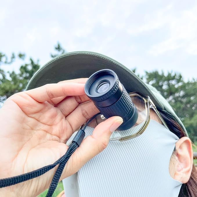 Close-up Monocular Designed for Low Vision Users who are Visually Impaired. Mini-Sized Magnifying Monoculars for Short Distance Viewing (4x12mm-Clean Barrel)