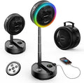 Socool 40000mAh Portable Fan Foldable Battery Rechargeable with 8 Speed & 106H, 90° Osciliating Floor Standing Fan Remote, Desk Fan with 8H Timer & LED Light for Home Outdoor Travel Camping