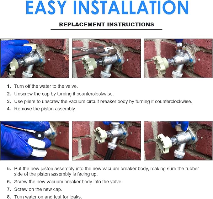 VACVBKX1B Vacuum Breaker Kit – 2-Pack (Anti-Siphon Sillcock)