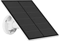 5W Solar Panel for Security Camera Outdoor, 5V USB Solar Panel Charger Compatible with Rechargeable Battery Powered Cam, IP65 Waterproof, 9.8ft Cable, 360° Adjustable Bracket