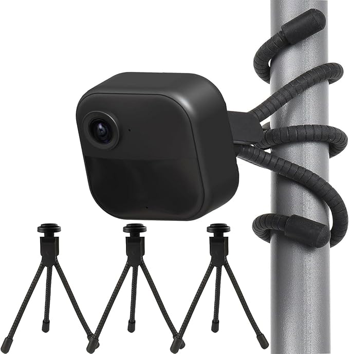 Uogw 3 Pack Flexible Tripod for Blink Outdoor 4 (4th Gen),Blink (3rd Gen) XT3,Blink XT2/XT,Blink Mini/Blink Mini 2, 360° Adjustable for Blink Camera Mount,Attach Your Blink Home Camera Everywhere