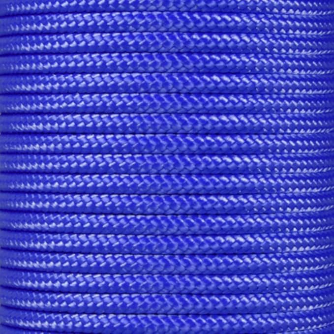 Paracord Planet | Type II Commercial Grade 425 Paracord – 425 LB Tensile Strength W/ 3mm Diameter (Electric Blue, 10 FT)