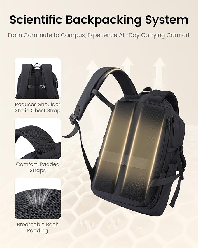 LOVEVOOK Laptop Backpack for Women with Giant Tumbler Holder - 15.6Inch Work Computer Travel Backpack with Laptop Compartment, Water Resistant, Cute Commuter College Teacher Nurse Purse Bag, Khaki