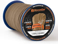 TITAN Survival Patented Paracord 550 - 25ft, 100ft, 500ft & Color Options - 620LB Strength Survival Paracord Military Spec with 3 Strands - Heavy Duty Hank Cord for Camping & Outdoors with Firestarter