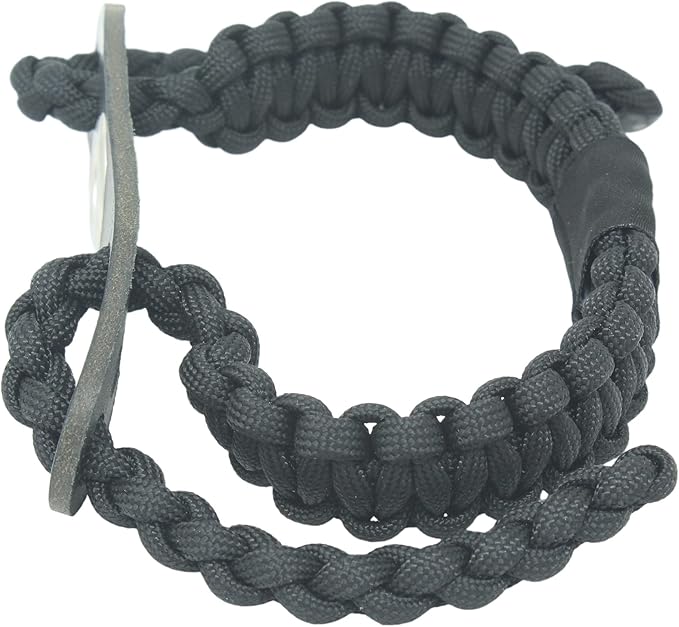 Realtree® Paracord Archery Bow Wrist Sling - 100% Full Grain Leather 550 Paracord