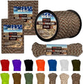 HERCULES Type III Paracord 550 Paracord Rope Parachute Cord, 250' Camo for Survival Rope, Survival Cord