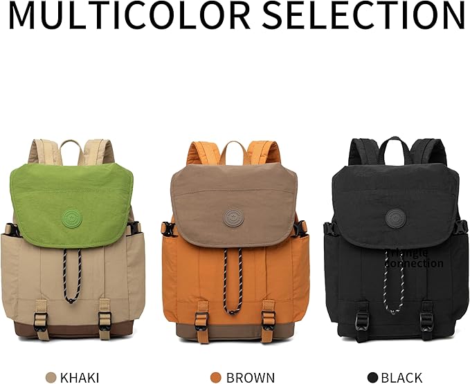 HUARIPOLYOutdoor backpack, lightweight waterproof casual daily bag, multifunctional travel drawstring bag