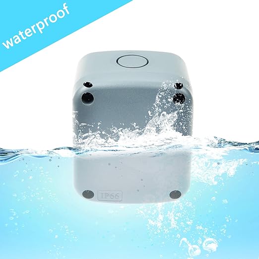 Waterproof Junction Box,Nineleaf PVC/ABS Outdoor Junction Box Electrical,3 1/4 inch x 2 3/4 inch x 2 1/4 inch (86x74x62mm),Exterior Device Box,Universal Electrical Project Enclosure Box ,Grey