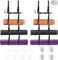 Camping Chair Wall Storage for Garage, Wall Storage Rack, Mounted Organizer System with Quick Release Buckles Space-Saving Garage Storage Hooks for Tents Umbrella Yoga Mats