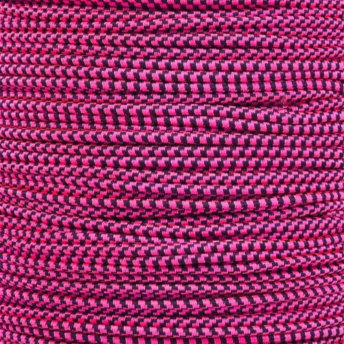 Paracord Planet 1/8-Inch Shock Cord for Replacements, Repairs, and Outdoors – Rosa Noche (10 ft)