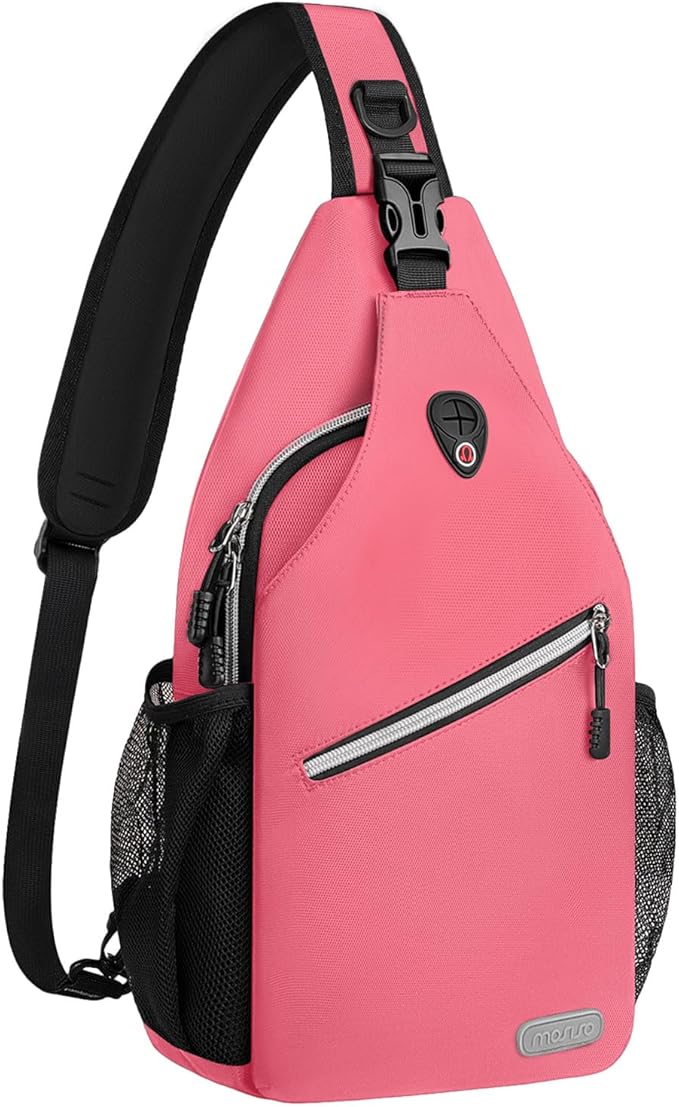 MOSISO Sling Backpack, Multipurpose Crossbody Shoulder Bag Travel Hiking Daypack