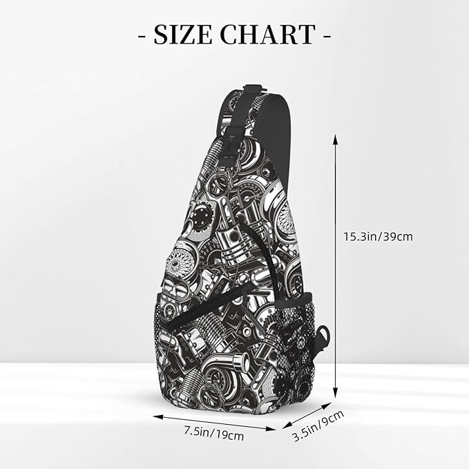 Sling Backpack For Men Hiking Daypack Crossbody Shoulder Bag Travel Chest Pack | Hiking, Travel