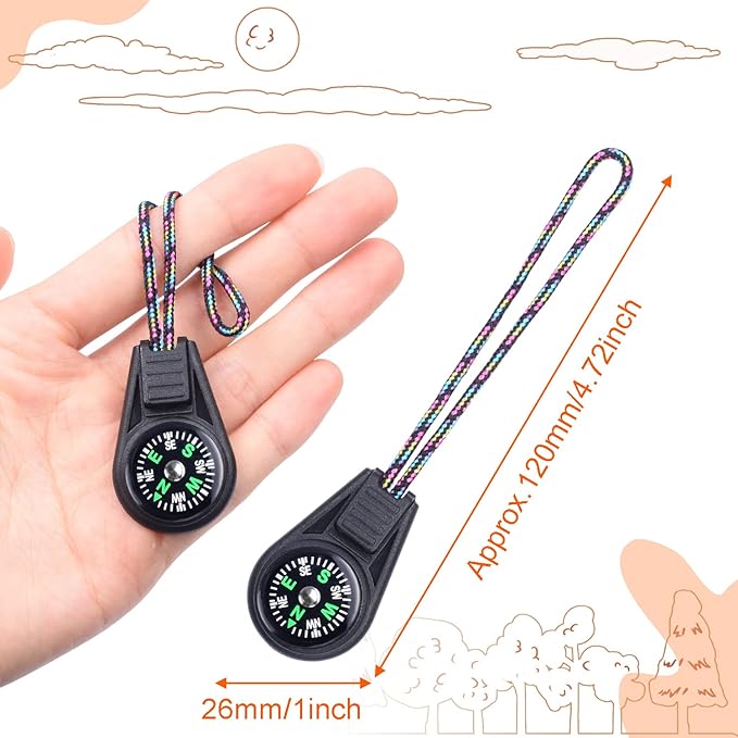 50 Pack Compass for Kids Mini Compasses Bulk Kids Toy Compass for Party Favor/Hiking/Scout Classroom Learning Directions