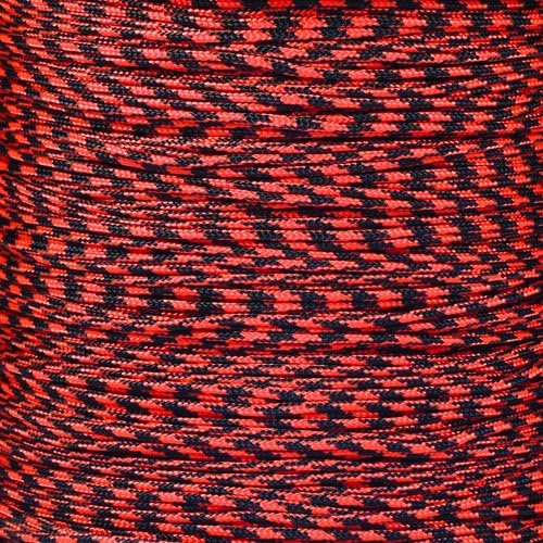 Paracord Planet 95lb Paracord – 1 Strand Type I Parachute Cord for Outdoors and DIY – Black Widow (50 ft)