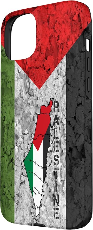 Kufiya PALESTINE Keffiyeh flag, Palestinian Map pattern Case for iPhone 15 Plus