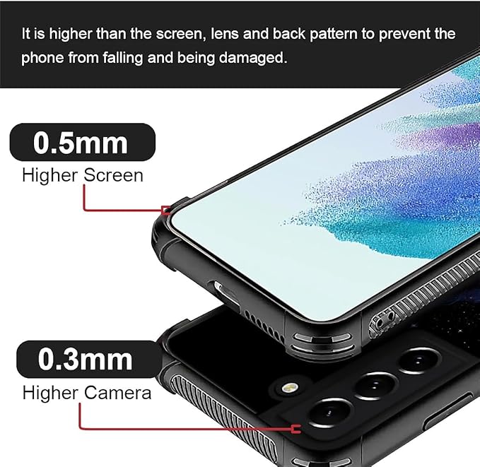 for Samsung Galaxy S22 Case, Galaxy Fox Wolf Pattern Graphic Design Girl Boy Soft Silicone Hard Acrylic Shock Protection for Samsung Galaxy S22