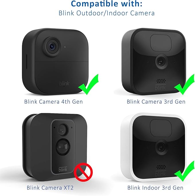 5PACK Blink Outdoor Camera Mount Bracket with Sync Module Core/XR Outlet Mount for Blink Outdoor 4th/3rd Camera (Camera Not Include)