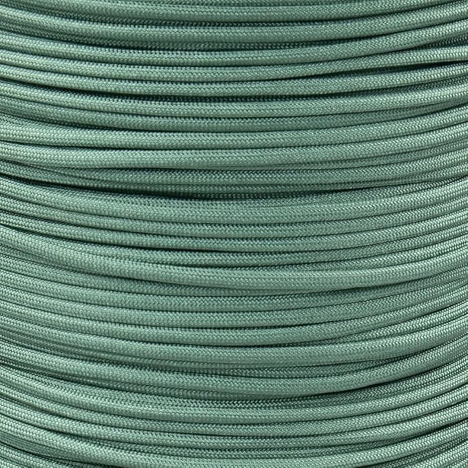 Paracord Planet Solid Color 550lb Paracord – 7 Strand Type III Nylon Cord for Indoor and Outdoor Tasks – Sage Green (50 ft)