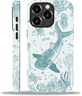 for iPhone 11 Pro Case,HH2 Ocean Whale Shark Hybrid 2 Layer Hard Shell Silicone Protective Pattern Design Case