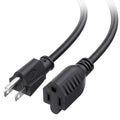 [ETL Listed] Cable Matters 16 AWG Heavy Duty 13A Power Extension Cord - 20ft, 3 Prong Power Cord Extension, NEMA 5-15P to NEMA 5-15R, Black