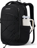 LOVEVOOK Everyday Laptop Backpack for Women & Men With Giant Tumbler Holder,17 Inch Classic Travel Work College Teacher Carry on Backpack Purse,Waterproof Computer laptop Bag Hiking Backpack,Black