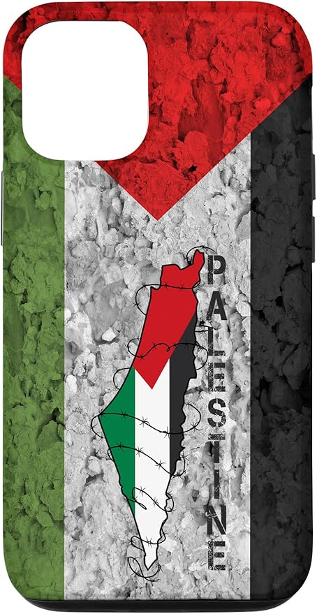 Kufiya PALESTINE Keffiyeh flag, Palestinian Map pattern Case for iPhone 12/12 Pro