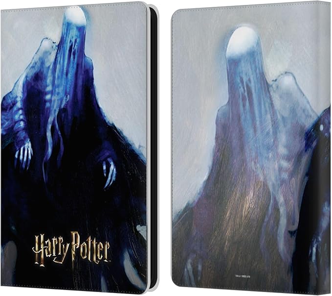 Head Case Designs Officially Licensed Harry Potter Dementor Prisoner of Azkaban II Leather Wallet Case Compatible with Amazon Kindle Paperwhite 6