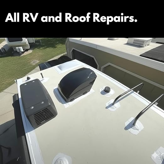 HSS RV Sealant Tape with MicroSealant - Waterproof Commercial Roofing Tape for Roof and RV Repair - UV- & Weatherproof - White - 2 inch x 25 ft.
