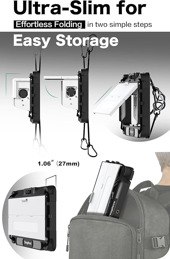 Phone Fence Mount with Shade & Cooling Fan - Gamechanger Streaming Kit for Baseball, Softball & Tennis - No Fence Bars in Frame (Phone Closer & Wider View)