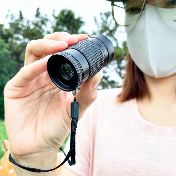Close-up Monocular Designed for Low Vision Users who are Visually Impaired. Mini-Sized Magnifying Monoculars for Short Distance Viewing (4x12mm-Clean Barrel)