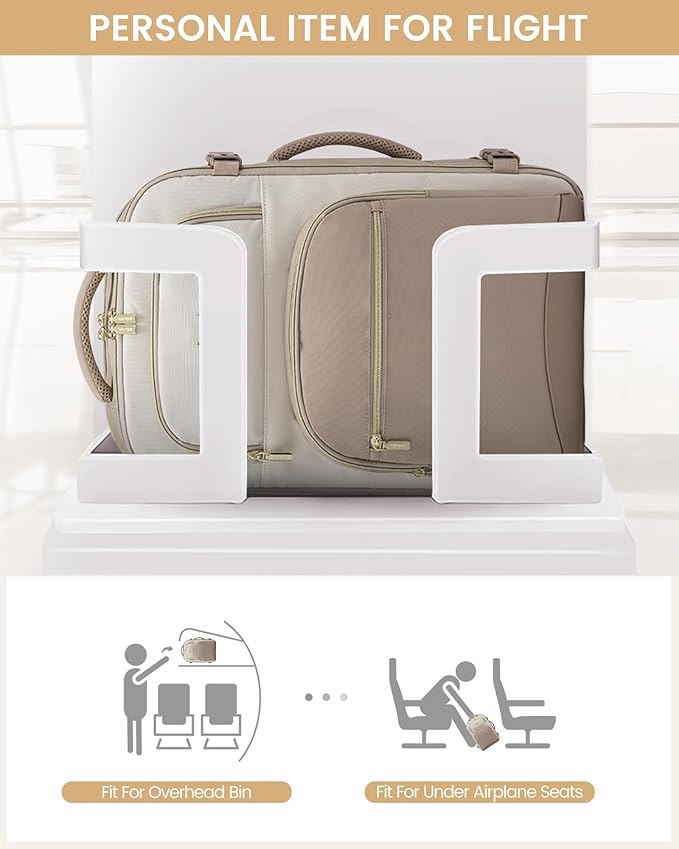 LOVEVOOK Travel Essentials Carry on Backpack 40L Travels Backpack for Women,Waterproof TSA Personal Item Travels Bag Airline Flight Approved,Large Carry on Luggage Laptop Backpack with Packing Cubes