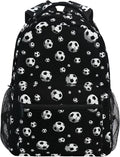 Wamika Football Ice Fire Boy Backpack Soccer Ball Sports School Backpack Kids Preschool Book Bag