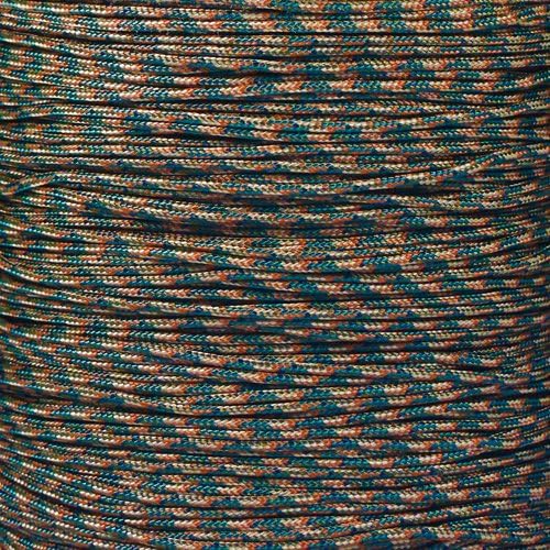 Paracord Planet 95lb Paracord – 1 Strand Type I Parachute Cord for Outdoors and DIY – Woodland Camo (50 ft)