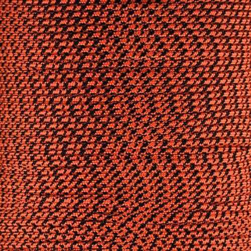 Paracord Planet 275lb Paracord – 3/32 Inch (2.38 mm) Nylon Crafting Cord with 5 Strand Inner Core – Neon Orange Camo (1000 ft)