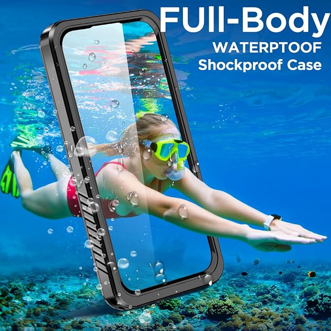 AICase for Google Pixel 9a Case Waterproof Clear with MagSafe Snowproof,Dustproof and Shockproof,IP68 Certified Real 360 Full Body Protection Water Proof Underwater Cover for Google Pixel 9a 6.3" 2025