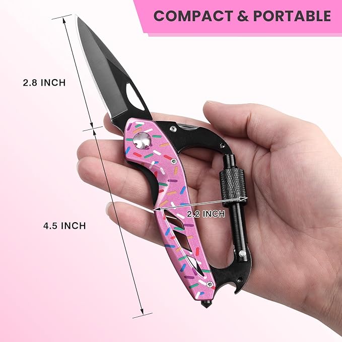 FUNBRO Multitool knife, Gifts for Women Wife (Donut)