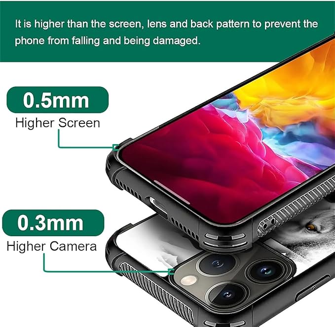 for iPhone 16 Pro Max Case, Lion Cross Jesus Christ Dove Pattern Graphic Design Girl Boy Soft Silicone Hard Acrylic Shock Protection for iPhone 16 Pro Max