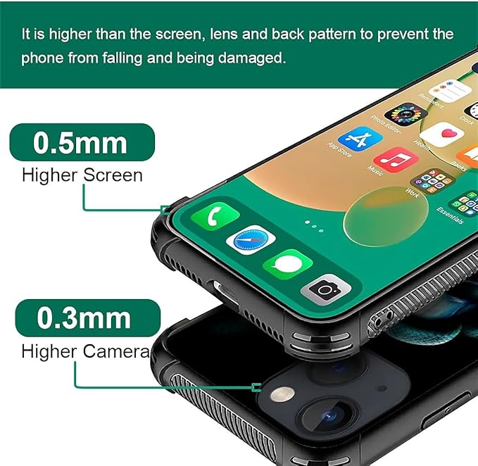 for iPhone 14 Plus Case, Skeleton Winding Snake Pattern Graphic Design Girl Boy Soft Silicone Hard Acrylic Shock Protection for iPhone 14 Plus