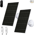 7W Solar Panel for Arlo Essential 2K (2nd Gen), Essential XL & Spotlight Cameras, USB-C Solar Charger for 5V Battery Cameras, IP66 Waterproof, 360° Adjustable Mount, 9.8ft Cable, 2 Pack