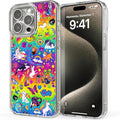 Generic Phone Case Pattern Pc Vomit Bumper Lisa Scratch Frank Cute Rainbow TPU Y2k Accessories Collage Compatible with iPhone 12/12 Pro Anti-Scratch Clear Transparent