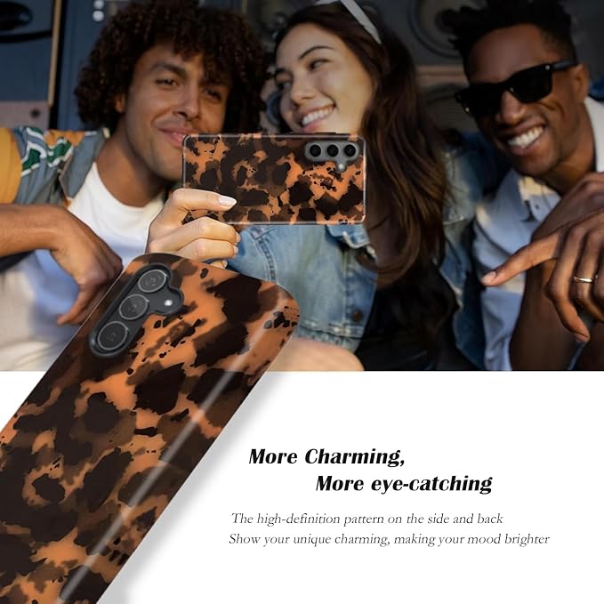 Compatible for Samsung Galaxy S26 Plus 5G Case, Dual Layer Heavy Duty 2 in 1 Shockproof Protective Phone Case,Cheetah Leopard Print