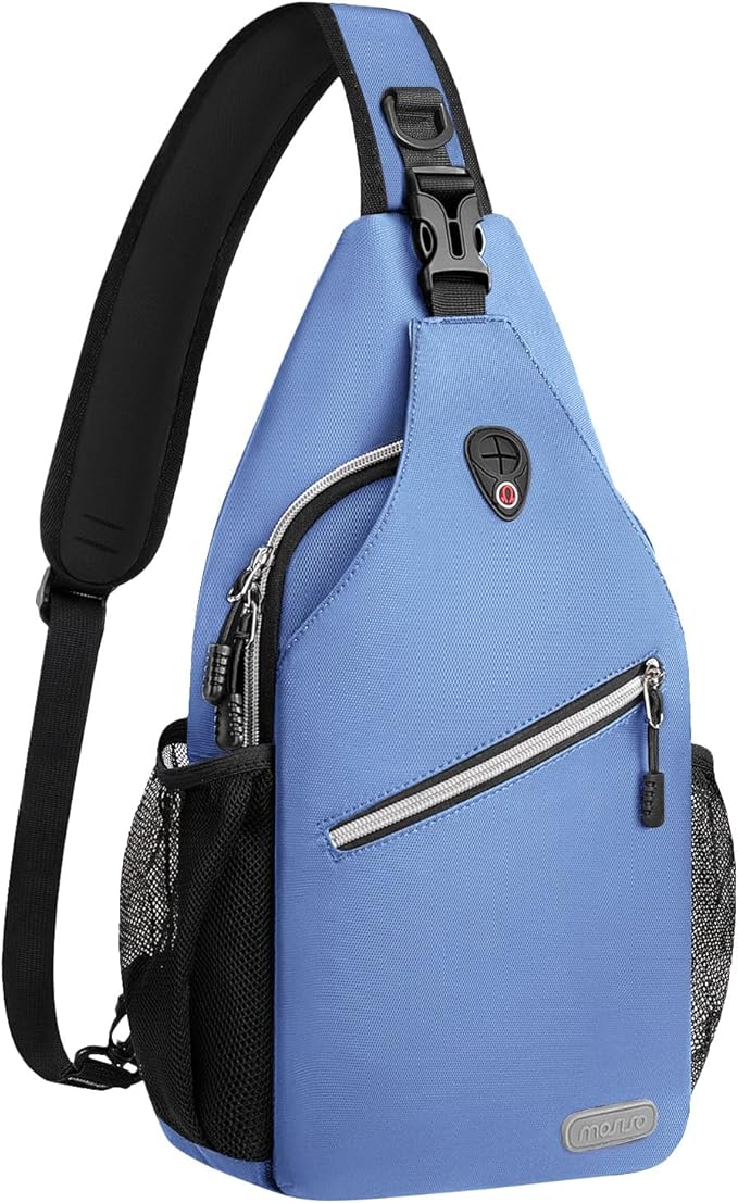 MOSISO Sling Backpack, Multipurpose Crossbody Shoulder Bag Travel Hiking Daypack