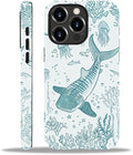 for iPhone 11 Case,HH2 Ocean Whale Shark Hybrid 2 Layer Hard Shell Silicone Protective Pattern Design Case