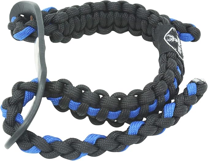 Bow Archery Wrist Sling 550 Paracord - Survival Hunting Shooting - 100% Full Grain Leather with Metal Grommet (Multiple Camo Options)