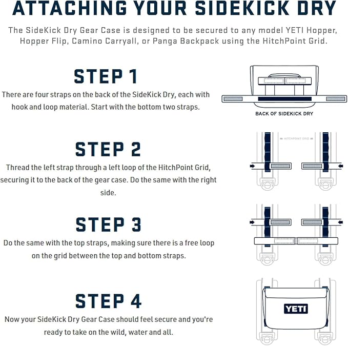 YETI Sidekick Dry Waterproof Gear Case and Bag Accessory