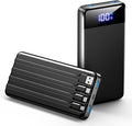 Portable Charger 35000mAh Power Bank - Powerbank with 4 Built in Cables, 22.5W Fast Charging Travel Camping Essential Battery Pack Compatible with iPhone 17 16 15 14 13 Samsung Google, 1 Pack