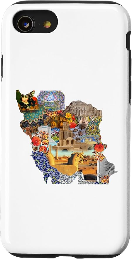 Map of Persian empire, Iran Map Case for iPhone SE (2020) / 7 / 8