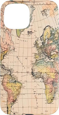 World Map ,Old Map of the World Case for iPhone 15